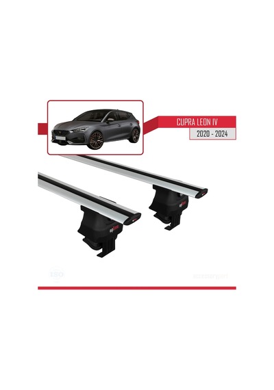 Cupra Leon Iv Mk4 2020 Ve Sonrası İle Uyumlu Ace-4 Ara Atkı Tavan Barı Gri
