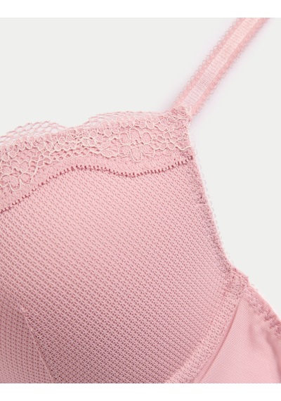 Marks & Spencer Jasmine Dantelli Push Up Sütyen Pembe