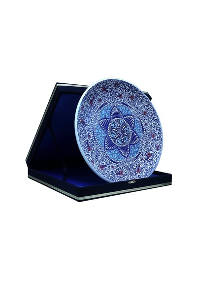E38 El İşçiliği Çini Tabak - 30 Cm - 6520