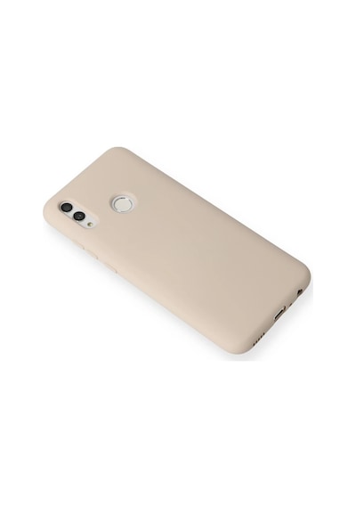 Gld-spt- Newface Huawei P Smart 2019 Kılıf Nano İçi Kadife Silikon - Pudra