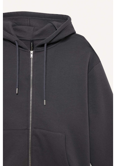 Defacto Relax Fit Kapüşonlu Sweatshirt C1809ax26spar191 Antrasit-ar191