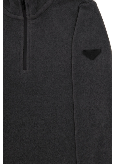 U.S. Polo Assn. Erkek Çocuk Yarım Fermuarlı Antrasit Polar Sweatshirt 50298060-VR006