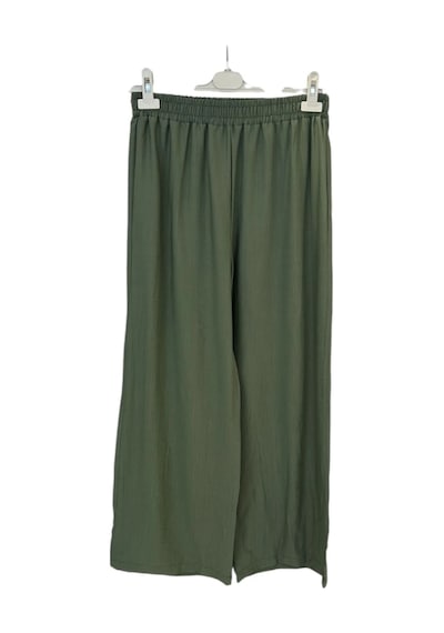 Hasenna Z-521 Pile Ve Kimono Detaylı Pantolonlu Çilek İkili Takım Haki