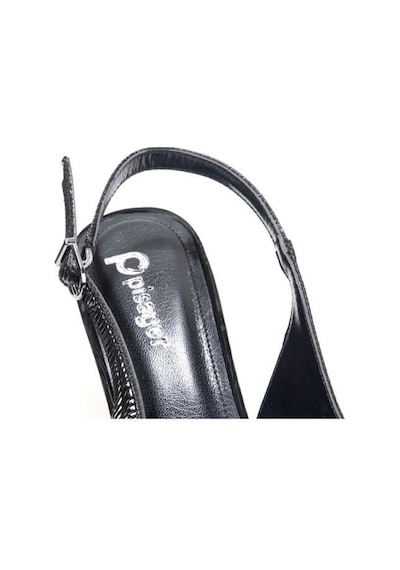 Pisagor Ps-31960 Kadın 4 Cm Arkası Açık Ayakkabı siyah