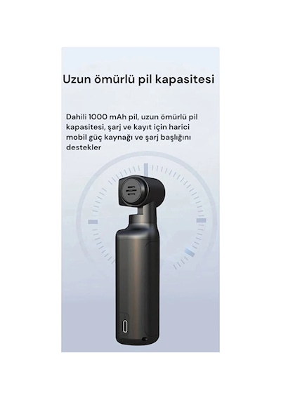 4k Ultra Hd 270 Döndürülebilir Su Geçirmez Wifi Vlog Spor Ve Aksiyon Kamerası B3860 Çok Renkli