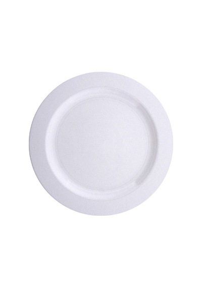 Beyaz Sert Plastik Parti Tabağı 26 Cm 10'lu Tek Kullanımlık Beyaz