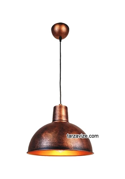 Tarzavize Trt19 Dekoratif Bakır Eskitme Retro Sarkıt Avize