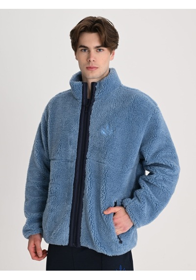 Fenerbahçe Erkek Trend Mikro Detaylı Peluş Sweat Mavi