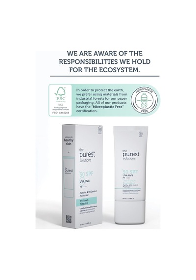 Yağlı Ve Karma Ciltler İçin Matlaştırıcı Güneş Koruyucu Krem Spf 50, 50 Ml