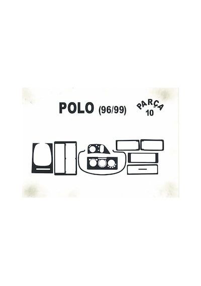 Wv Polo 1994-1999 9 Parça Torpido Kaplama Renk Gri