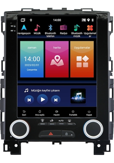 Renault Megane 4 Android Multimedya Sistemi 2016-2023 Crv-4453XDT