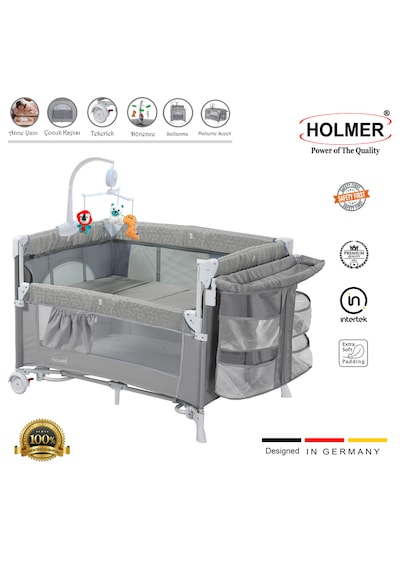 Holmer Maxi Comfort Coolstyle Anne Yanı Deluxe Kumaş Premium Dönenceli Oyun Parkı