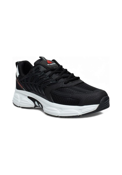 Yürüyüş Spor Ayakkabı Ortopedik Erkek Sneaker SİYAH-BEYAZ
