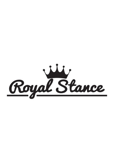 Royal Stance Taçlı Oto Sticker