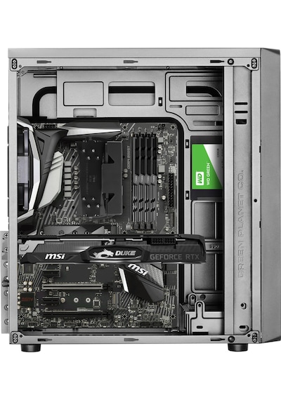 Green Ava Plus Skd 1x120mm 2x2.0 Usb Bilgisayar Kasası 300w 80+ Standart Sertifikalı Ups Klavye + + Mouse