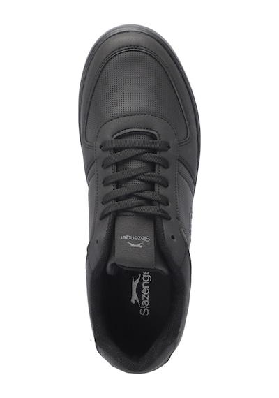 Slazenger Poınt New I Erkek Siyah Nubuk Günlük Spor Ayakkabısı Siyah Nubuk