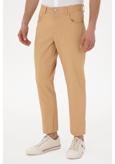 U.s. Polo Assn. Erkek Kanvas Pantolon 2098513 Camel