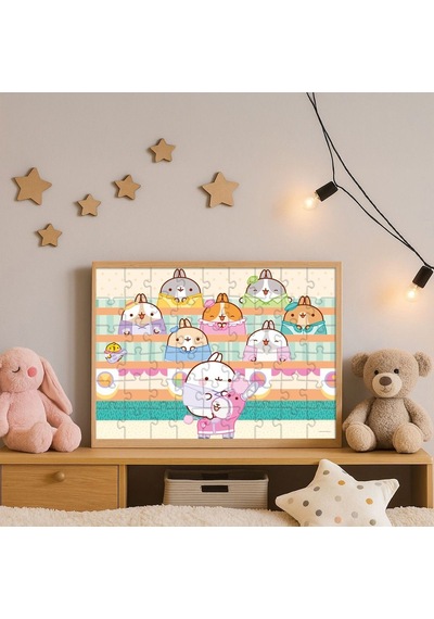 Ks Games Molang 50 Parça Çocuk Puzzle - Mol709