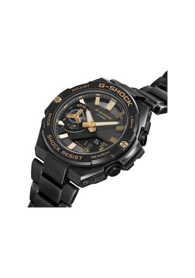 Casio G-shock Gst-b500bd-1a9dr G-stell Siyah Çelik Güneş li Bluetooth Bağlantı Spor Erkek Kol Saati Siyah