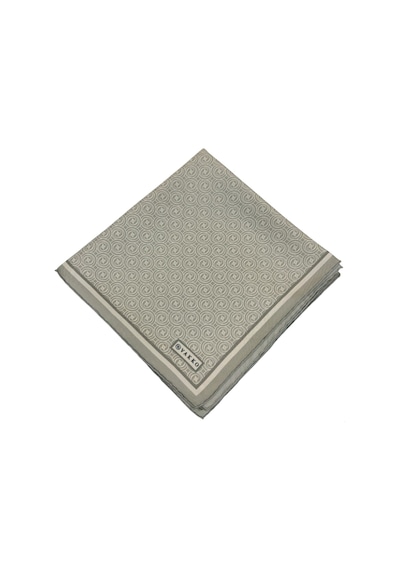 Vakko Twill İpek Eşarp - Helezon Monogram - Açık Mint