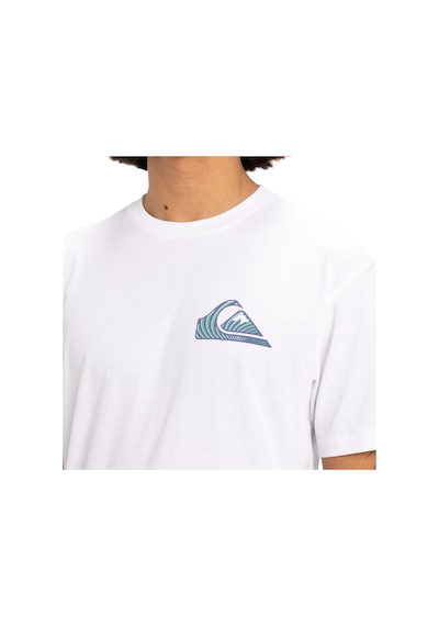 Quiksilver Window Pane Erkek Beyaz Yuvarlak Yaka Tişört Beyaz