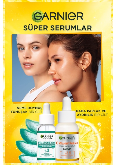 Garnier C Vitamini Parlak Süper Aydınlatıcı Serum + Hyaluronik Aloe 30 ML