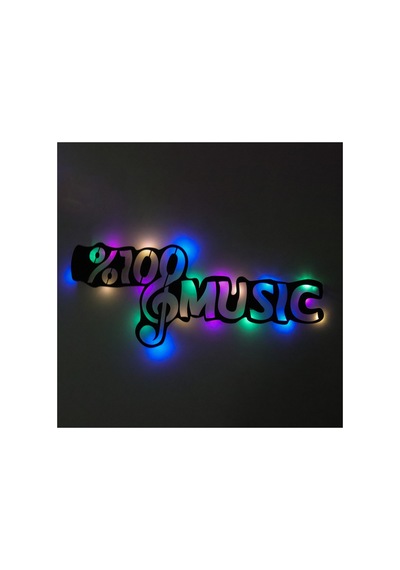 Led Işıklı %100 Music Müzik Temalı Tablo Duvar Dekorlu Gece Lambası Çok Renkli - 737259961 Çok Renkli Led Işıklı %100 Music Müzik Temalı Tablo Duvar Dekorlu Gece Lambası Çok Renkli - 737259961 Çok Renkli