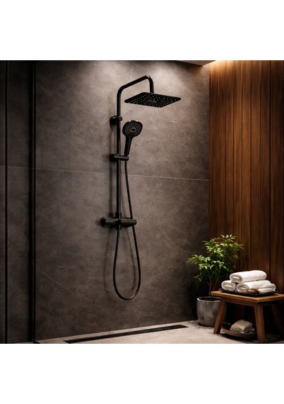 Bold Siyah Duş Ünitesi 910530b Siyah