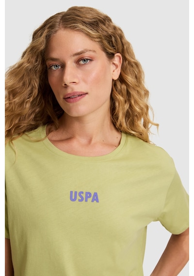 U.S. Polo Assn. U.s. Polo Assn. Kadın Çağla Tişört 50323530-vr016 Cagla