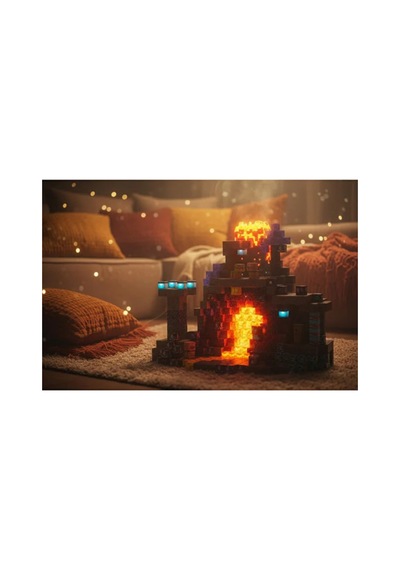Minecraft Manyetik Küp Blok Volkan Ve Maden Temalı Yapı Taşı 100 Parça