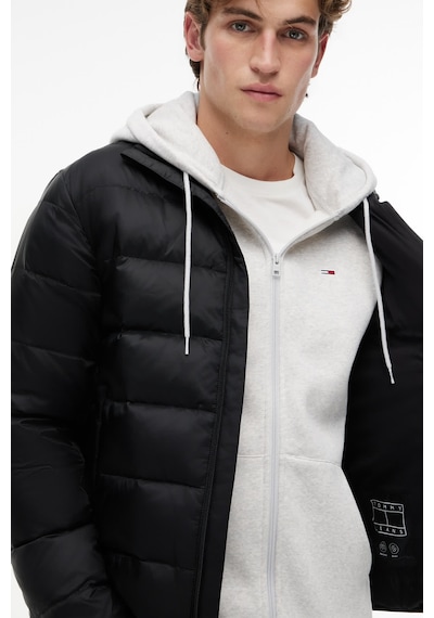 Tommy Hilfiger Tjm Lıght Down Packbl Jacket Ext Erkek Siyah Mont - Dm0dm23231