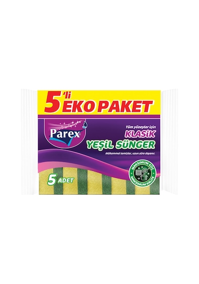 Temizlik Eldiveni Sünger Bez Ve Düz Sünger Paketi