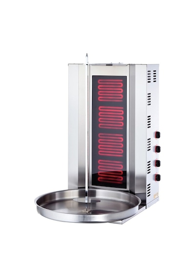 Işıkgaz  Silverinox Elektrikli 4 Radyanlı Döner Ocağı Makinesi