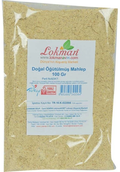 Mahlep Öğütülmüş Saf Doğal 100 Gr Paket