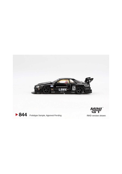 Mini Gt 1/64 844 Nissan Lb-er34 Super Silhouette Skylıne Black