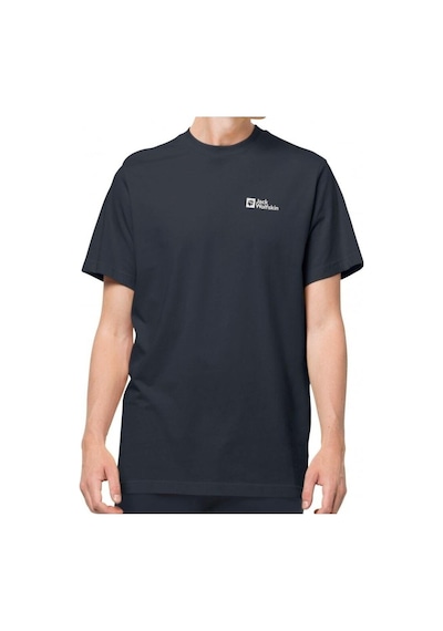 Jack Wolfskin Essential T M Erkek T-shirt-28380-siyah Siyah
