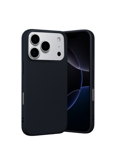 Apple iPhone Uyumlu 17 Pro Max Nano İçi Kadife Silikon - Siyah Bzsxx00 1