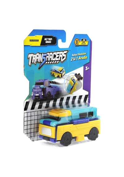 Transracers Dönüşen Araçlar Karavan / Alt Yapı Aacı Sarı