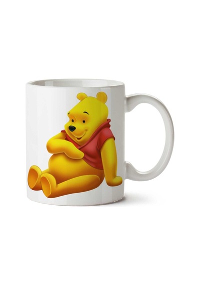 Winnie-the-pooh-png-ımages İki Tarafı Baskılı Kupa Bardak Çok Renkli