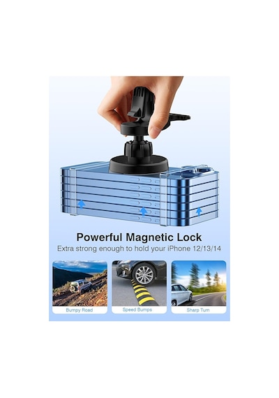 Kablosuz 15w Şarj Magnetic Araç İçi Havalandırma Telefon Tutucu M