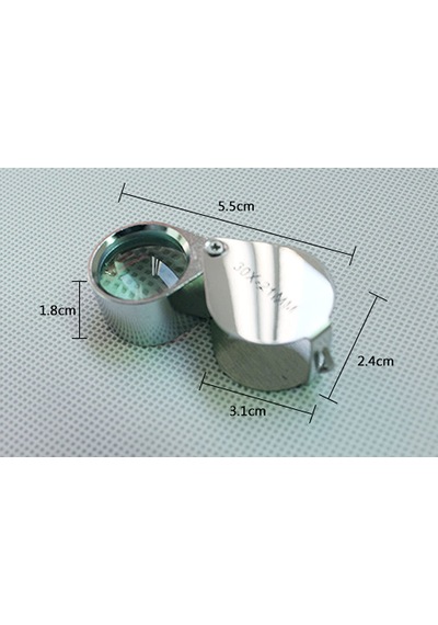 Mini Taşınabilir Lup Büyüteç 30X21Mm Kuyumcu Tip Büyüteç  Jevelers