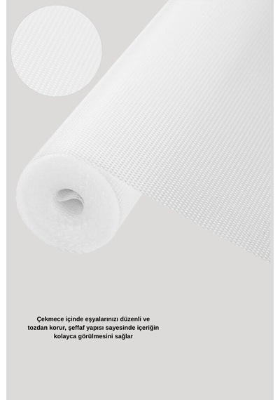 10 Metre Silikon Tabanlı Şeffaf Çekmece Düzenleyici Aparat Mh-hs1378-6690