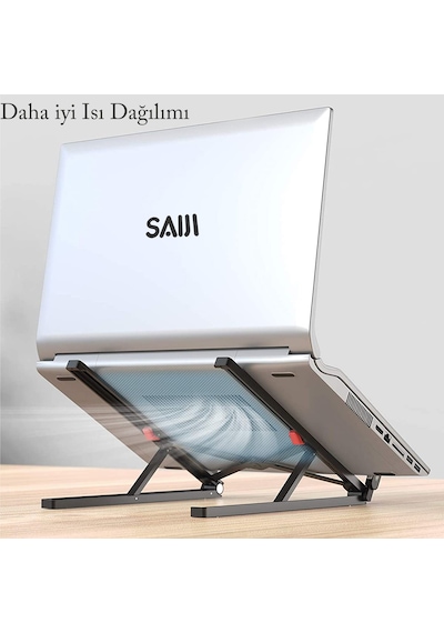 Bix Saiji X2 Taşıma Çantalı Alüminyum Notebook Laptop Standı