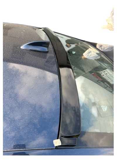 Honda Civic 2022+ Fe1 Cam Üstü Spoiler Düz Model Pianoblack İthal Abs Plastik