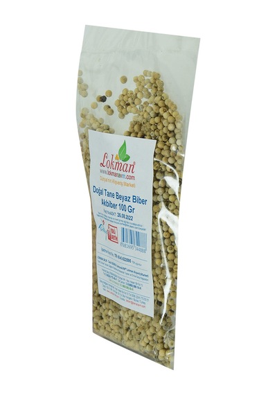 Lokman Doğal Tane Beyaz Biber 100 G