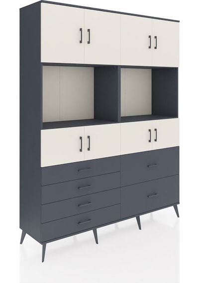 Hyperion Gardrop 8 Raflı 6 Çekmeceli 8 Kapaklı 176x44x221 Antrasit-aytaşı/antrasit Aytaşı/antrasit Hyperion Gardrop 8 Raflı 6 Çekmeceli 8 Kapaklı 176x44x221 Antrasit-aytaşı/antrasit Aytaşı/antrasit