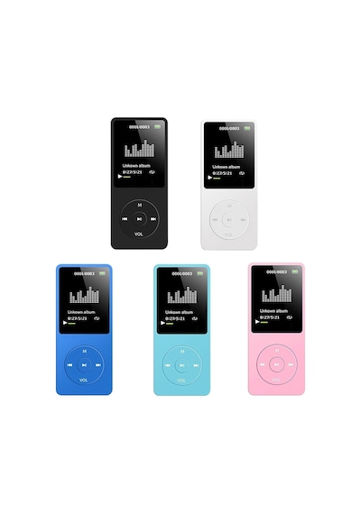 1049mp 8gb Hafıza Kartı  Ekranlı Mp3 Çalar Dahili Hoparlör Fm Radyo Bluetooth Müzik Çalar