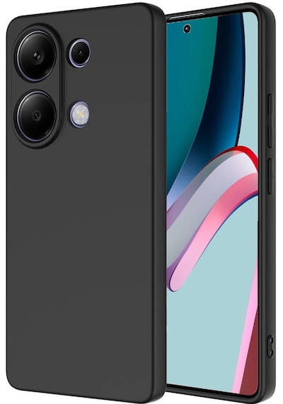 Kilifone - Xiaomi Uyumlu Redmi Note 13 Pro 4g - Kılıf İçi Kadife Koruyucu Mara Lansman Kapak - Siyah