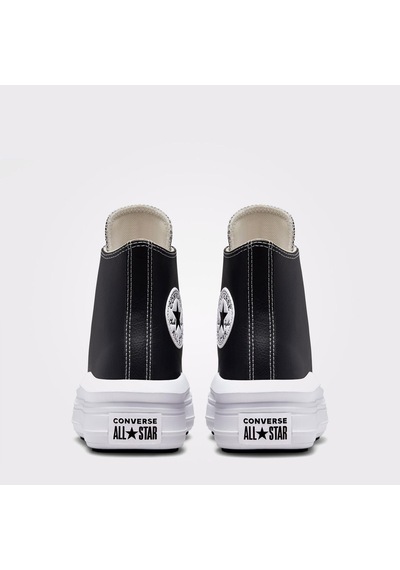 Converse Chuck Taylor All Star Move Platform Leather Spor Ayakkabı Siyah