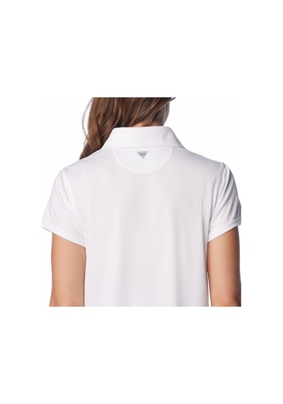 Columbia Tidal Tee Ss Polo Kadın Kısa Kollu Polo T-shirt Beyaz Fl2697-100 001